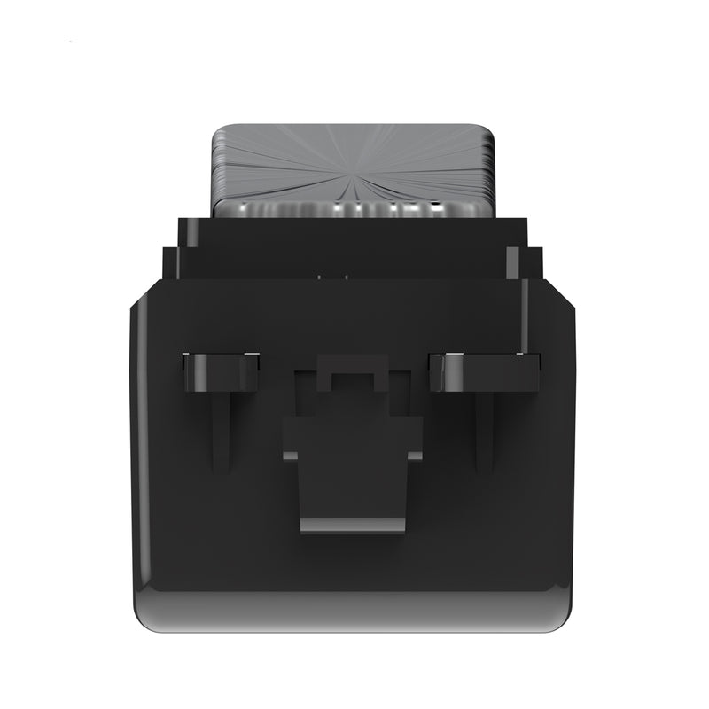 Kinetic Grid Switch - 1 Gang Wireless, Satin Chrome PRO Range (angle 1)