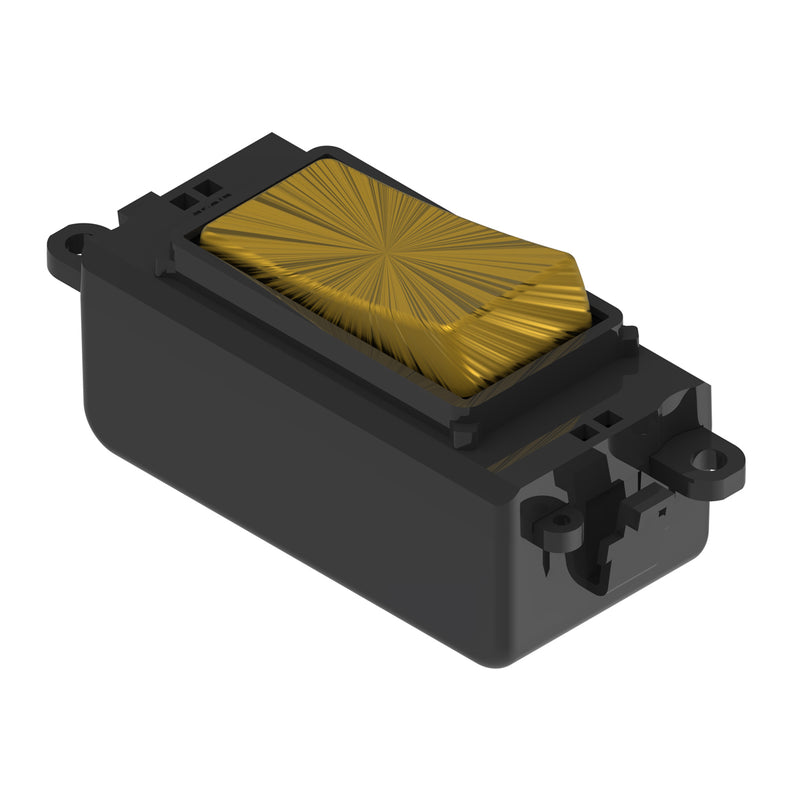 Kinetic Grid Switch - 1 Gang Wireless, Antique Brass PRO Range (main)