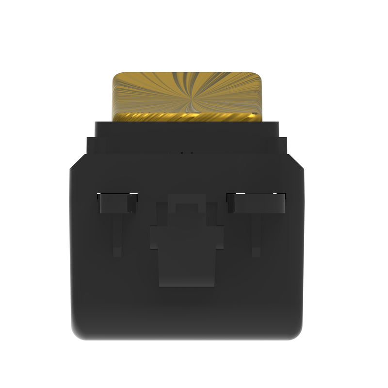 Kinetic Grid Switch - 1 Gang Wireless, Antique Brass PRO Range (angle 1)
