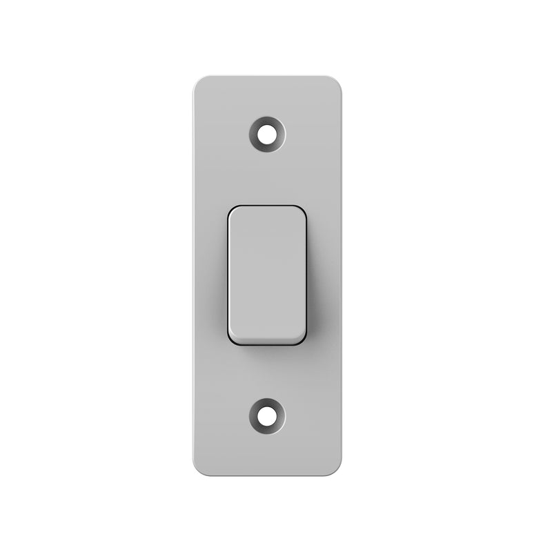 Kinetic Grid Switch - 1 Gang Wireless, Architrave Switch, White (main)