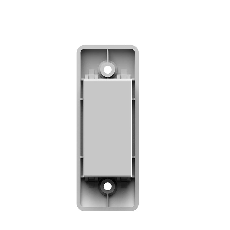 Kinetic Grid Switch - 1 Gang Wireless, Architrave Switch, White (angle 1)