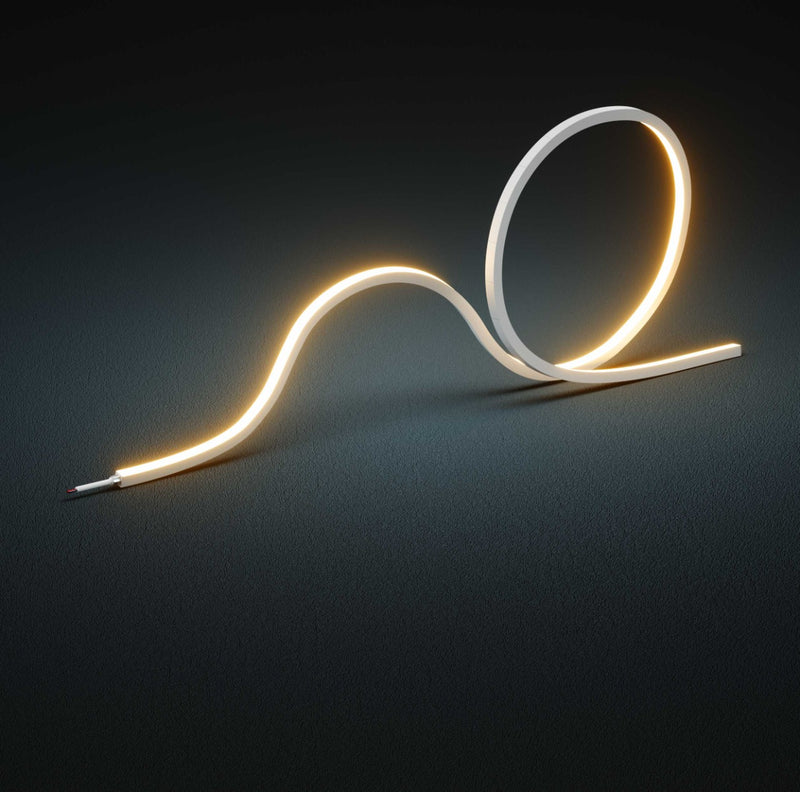 top bending warm white neon flex