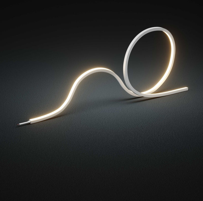 natural white top bending neon flex