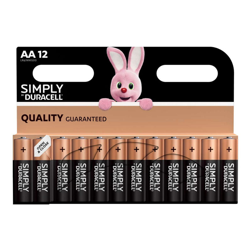 S5938 Duracell AA Simply - Pack of 12
