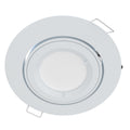 angled shot of a white tilt downlight