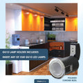 Die-Cast, Fire Rated LED Downlight, GU10, Dimmable, Twist and Lock. Choice of colours.
