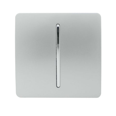 1 gang light switch in silver