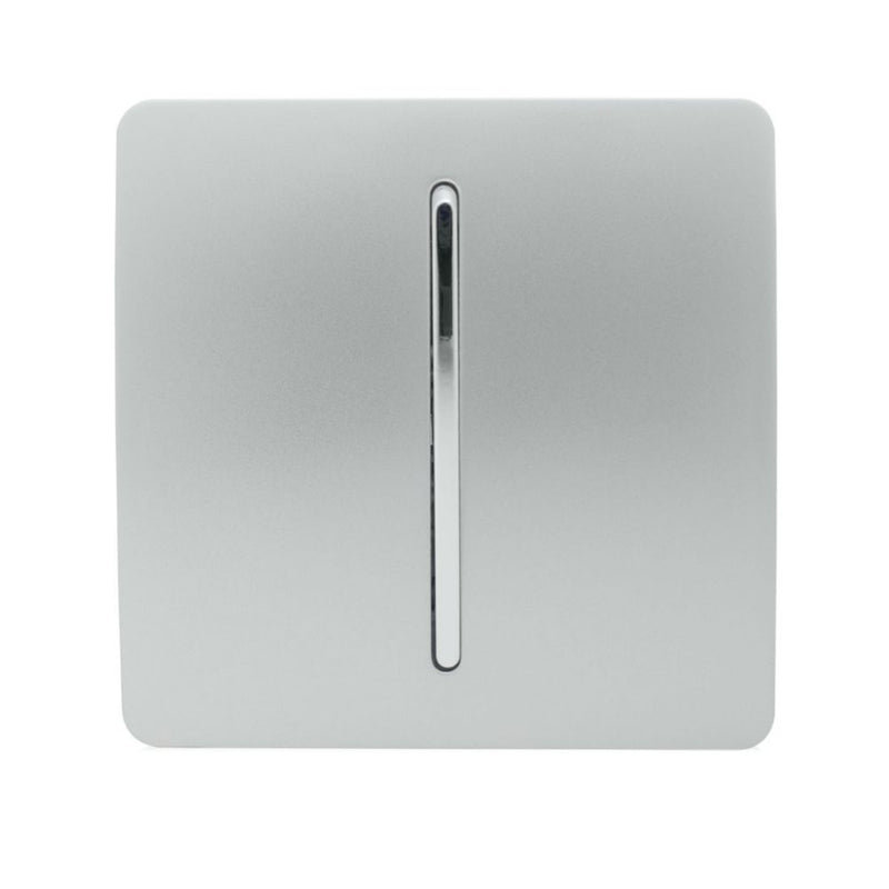 1 gang light switch in silver
