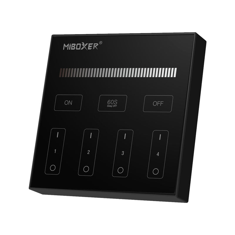 black dimmer plate