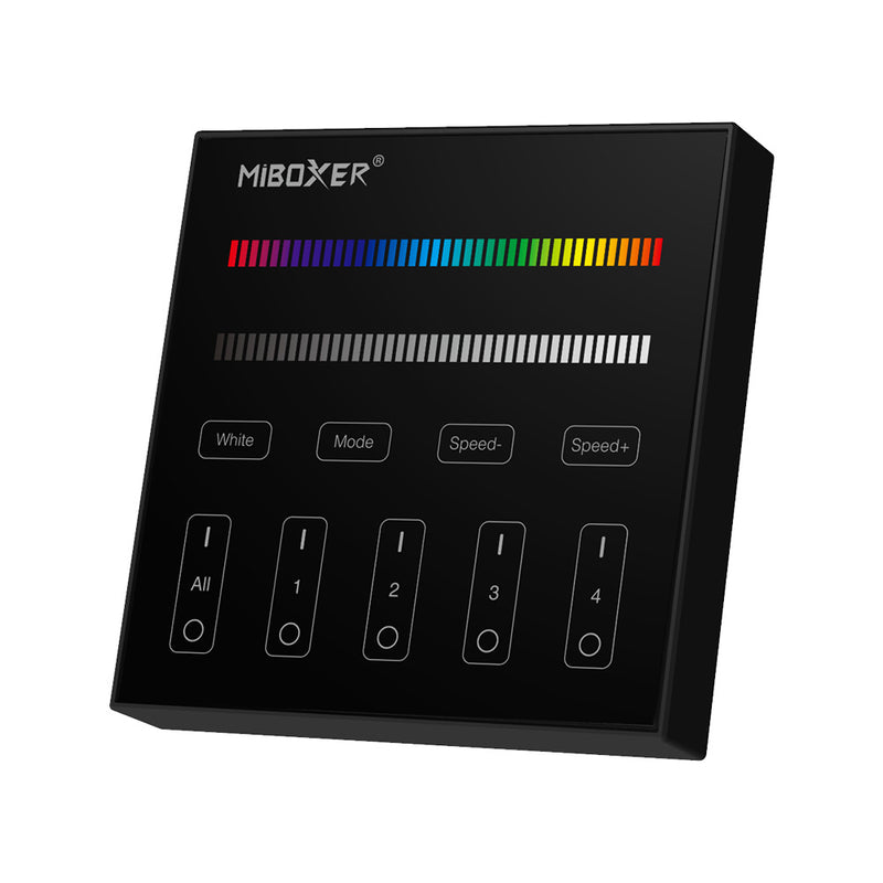 Wall Mounted RGB / RGBW, 4 Zone, Battery Powered