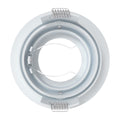 back shot of a white tilt downlight