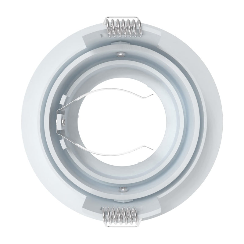back shot of a white tilt downlight