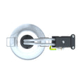 back view of a white downlight