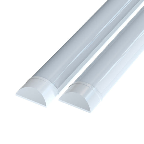 Pack of 2 Slim 5ft, 50w LED Batten Lights - Colour Selectable