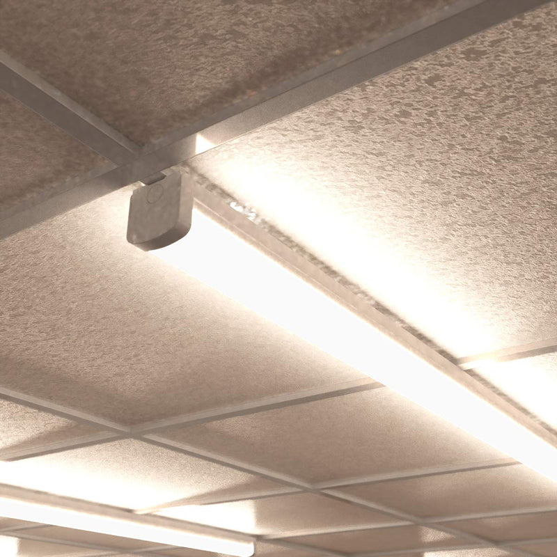Full shot of a mounted 60w LED battens (150cm) with natural white light