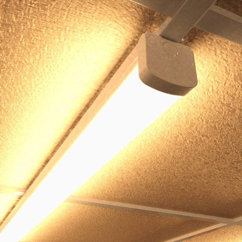 mounted 60w LED batten with warm white light
