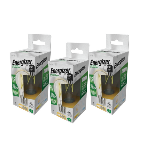 pack of three E27 Filament bulb