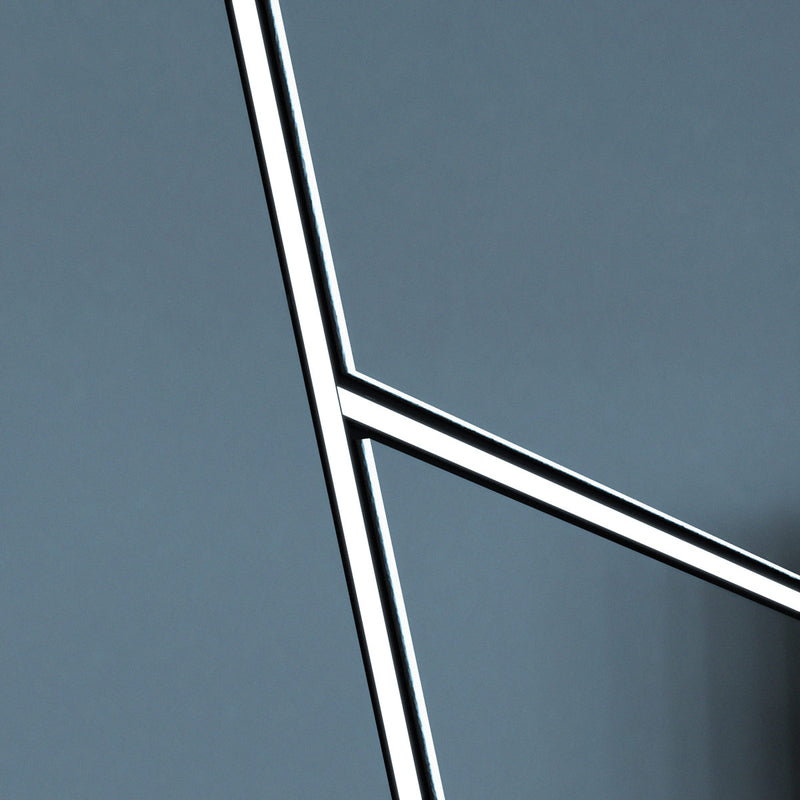 2m, LED Profile, Black Slimline With Diffuser, Incl End Caps and Brackets