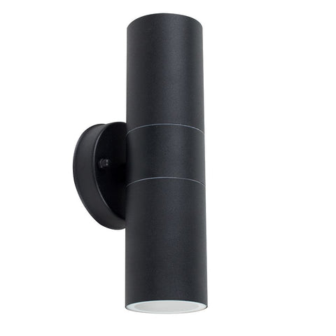 Black Outdoor Up/Down Wall Light
