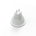 Bottom of a GU10 LED bulb