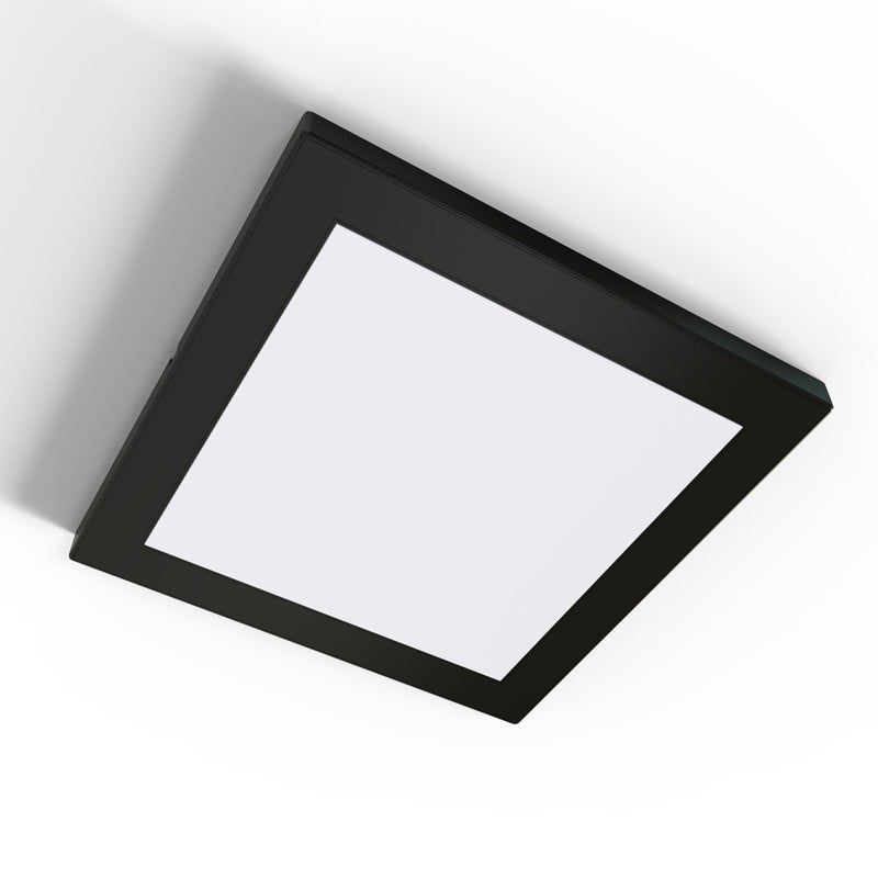 mounted magnetic frame square under-cabinet light on a white surface