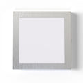 Square under cabinet light with magnetic cover.
