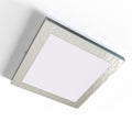 Mounted square under cabinet light with magnetic cover