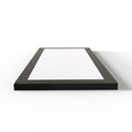 Rectangular black under-cabinet light with a magnetic frame.