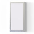 Rectangular under-cabinet light with magnetic cover on a white surface.