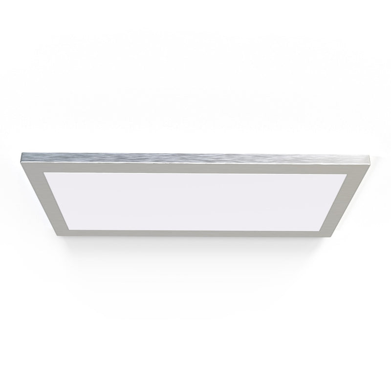 Magnetic cover over under-cabinet light standing on white surface.