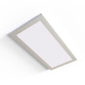 Under-cabinet light with a magnetic frame, rectangular.