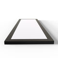 Under cabinet light with a black bezel and a magnetic cover.