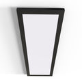 300 x 100 x 7mm under cabinet LED light with black bezel and magnetic cover.