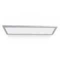 Rectabgulay under cabinet light with a silver finish and magnetic cover.