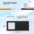 3 X Black Recti Superslim 5w LED Cabinet Light Includes LED Driver - Infographics 1