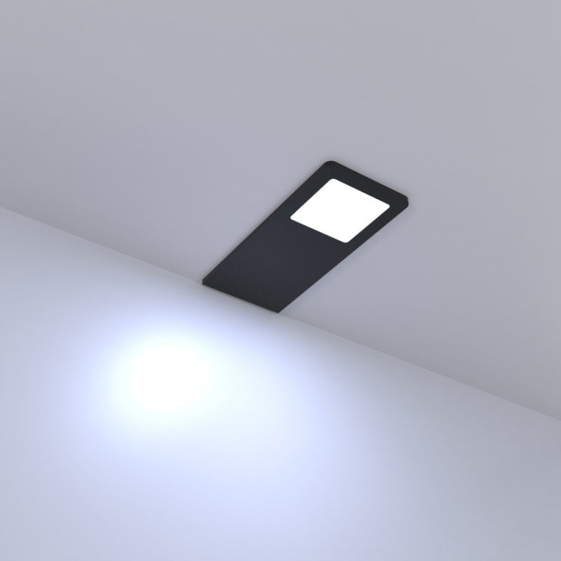 LED black CCT cabinet light - cool white light