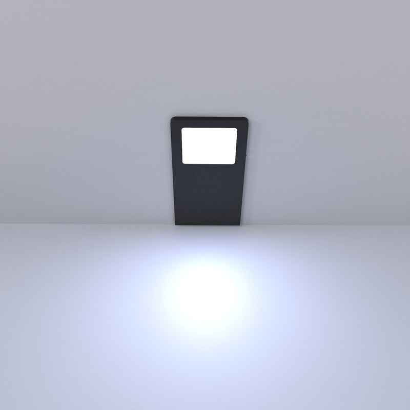 black LED CCT cabinet light - cool white light