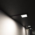 mounted black LED CCT cabinet lights - natural white light