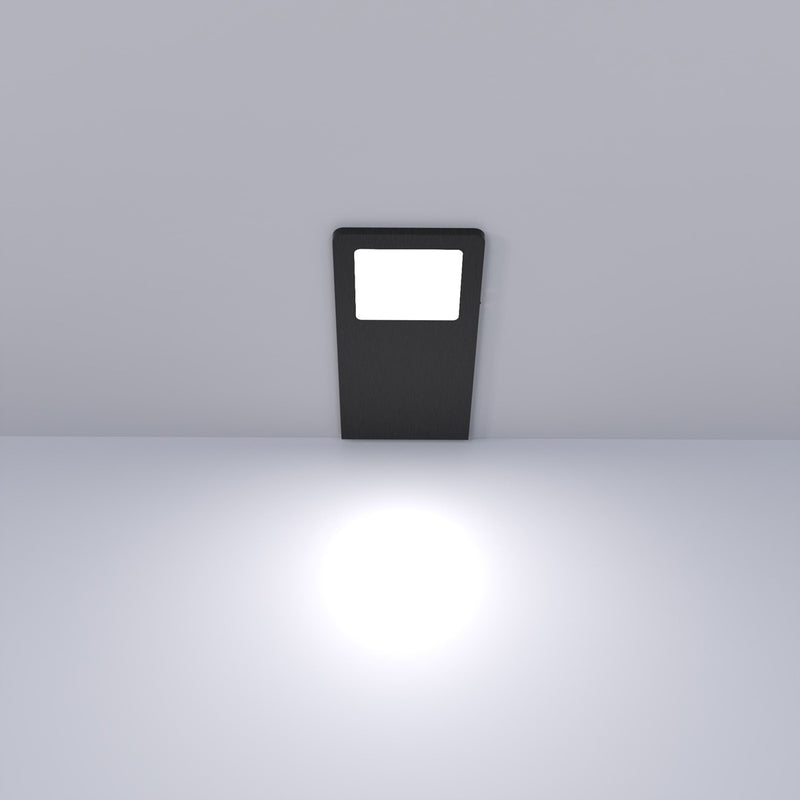 black LED CCT cabinet light - natural white light