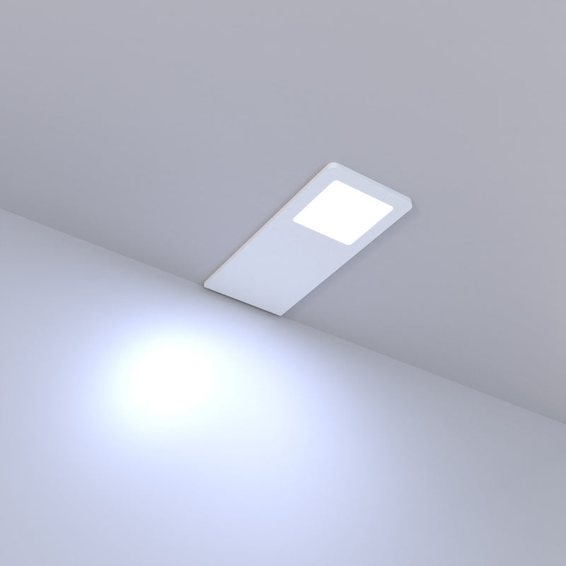 matte white CCT LED cabinet light - cool white light