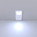 matte white LED CCT cabinet light - cool white light