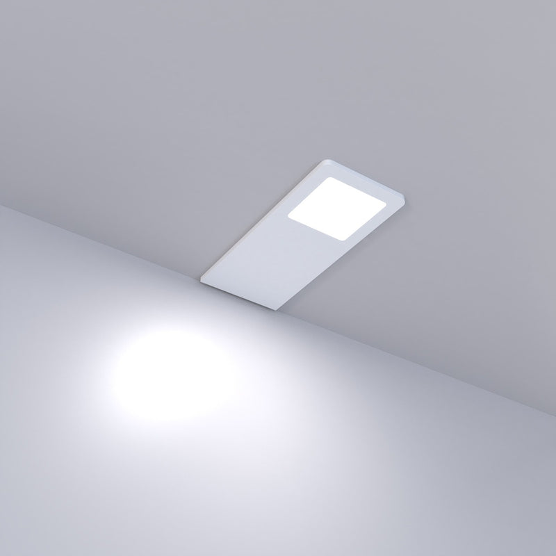 matte white CCT LED cabinet light - natural white light