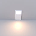 matte white LED CCT cabinet light - warm white light