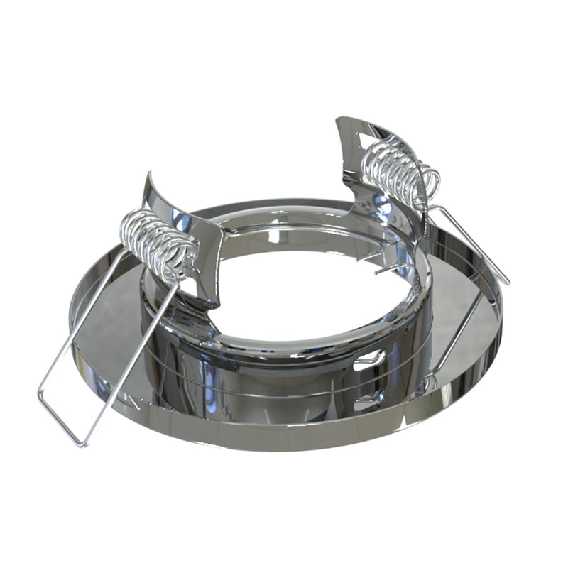 Recessed GU10 Downlight In a Polished Chrome Finish