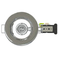 Recessed GU10 Downlight In a Polished Chrome Finish