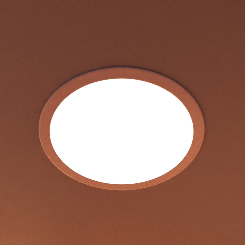 mounted LED panel light with warm white light