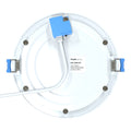 back of a circular LED panel light