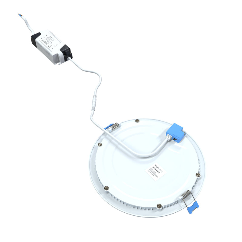 18w circular LED panel with a power supply