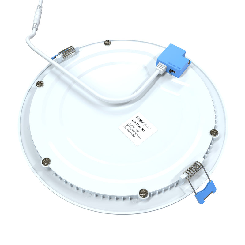 18w circular LED panel with toggle switch