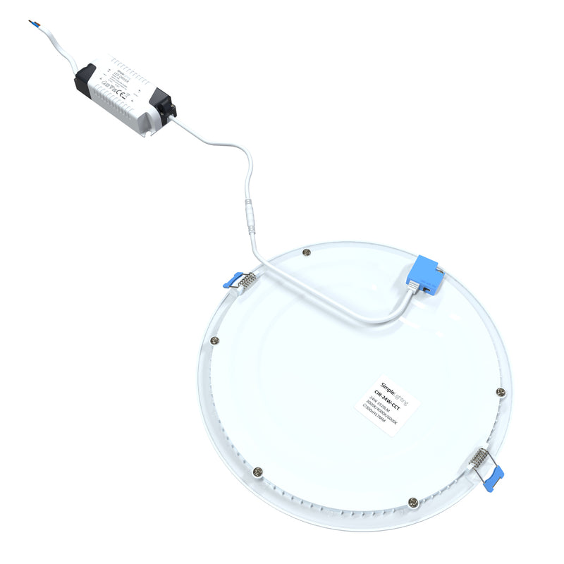 24w LED panel light with power supply